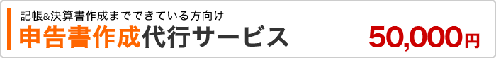 申告書作成代行サービス 49,700円